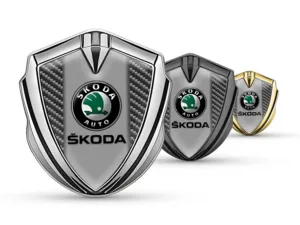 Skoda Emblema Abovedado Insignia Opulenta Idea Aleación Remate